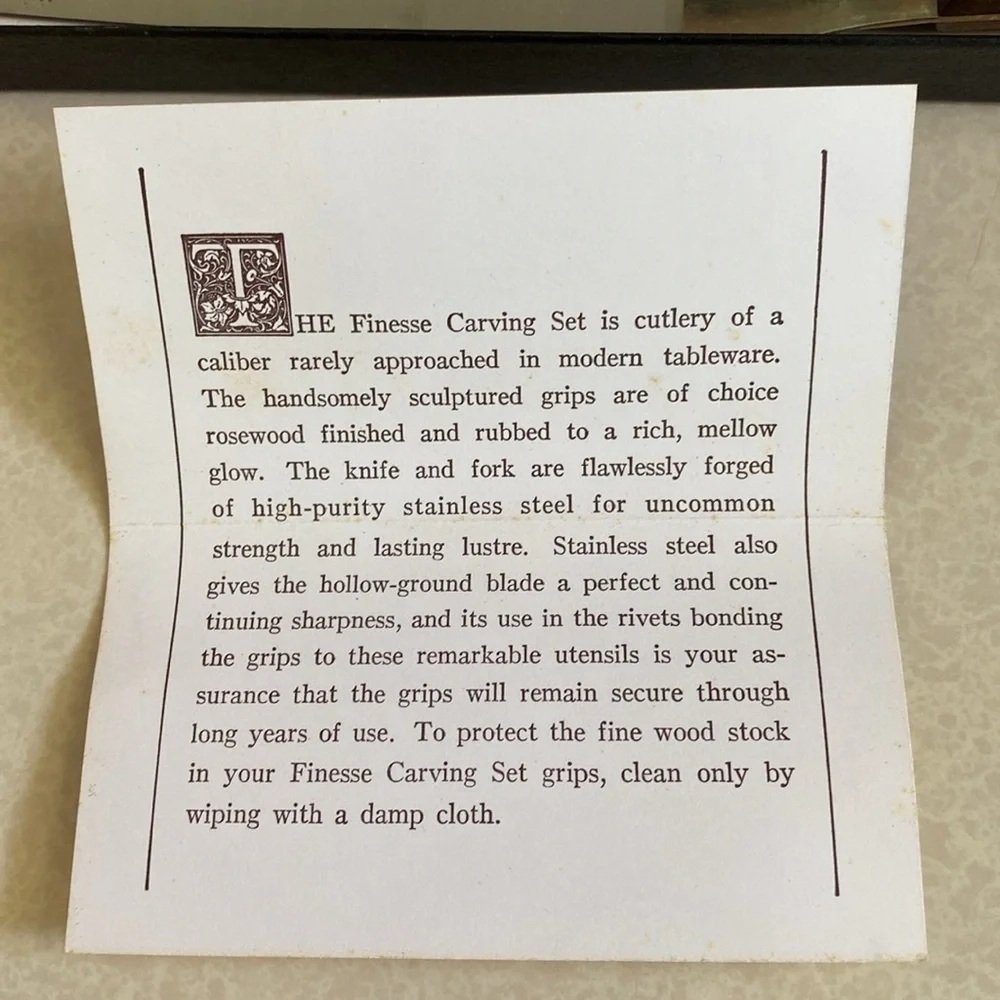 Finess Carving Set